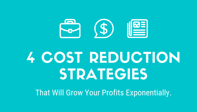 Cost Reduction Strategies Infographic - Grow Your Profits Exponentially